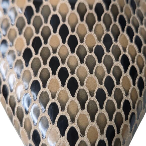 Nine West Women Brown Leather Snakeskin Pointed Toe Slip-On Flats SZ 6.5 Career - Picture 9 of 11